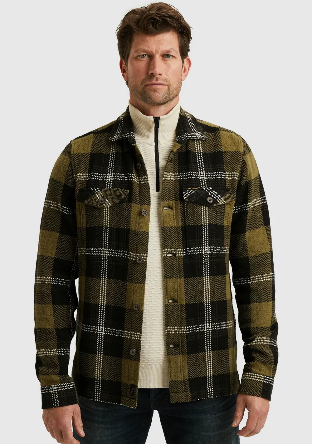 Overshirts>PME LEGEND OVERSHIRT Groen