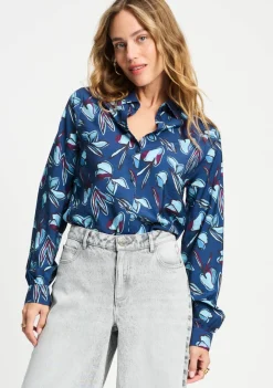 Blouses>POM AMSTERDAM BLOUSE Blauw