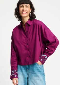 Blouses>POM AMSTERDAM BLOUSE Paars
