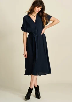 Jurken>POM AMSTERDAM JURK Blauw
