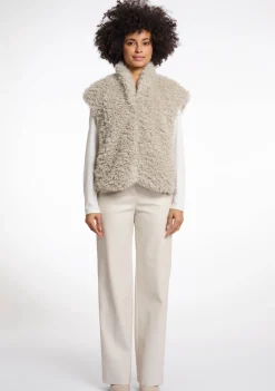 Gilets|Blazers & Jasjes>RINO EN PELLE GILET Grijs