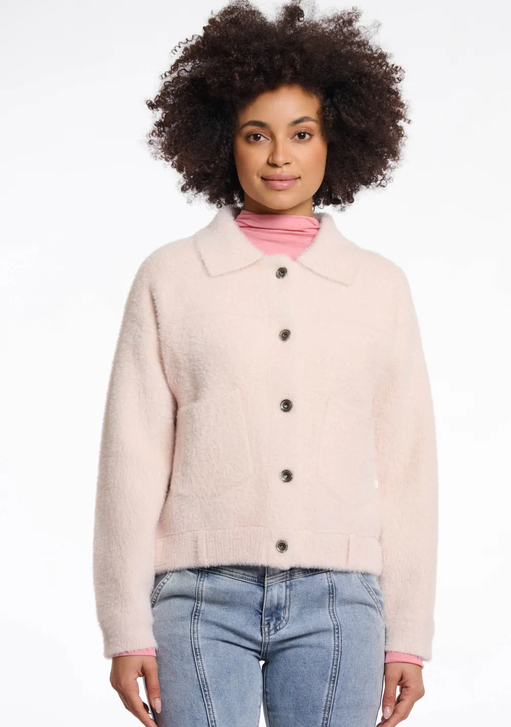 Blazers & Jasjes>RINO EN PELLE JASJE Roze