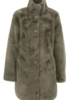 Winterjassen|Jassen>RINO EN PELLE MANTEL Groen