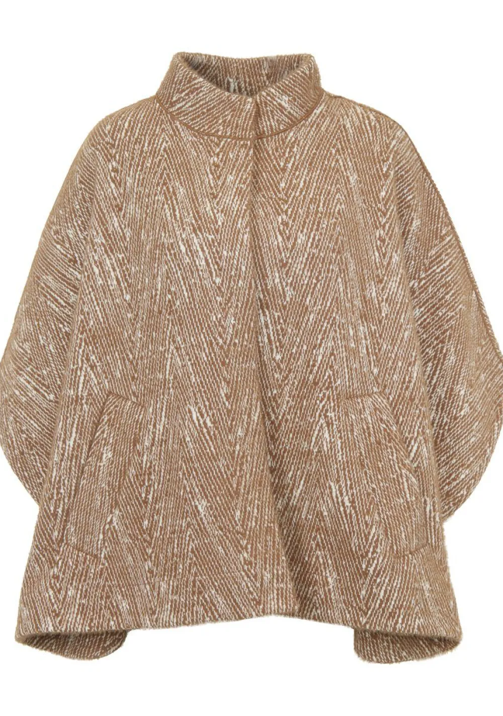 Truien>RINO EN PELLE PONCHO Beige