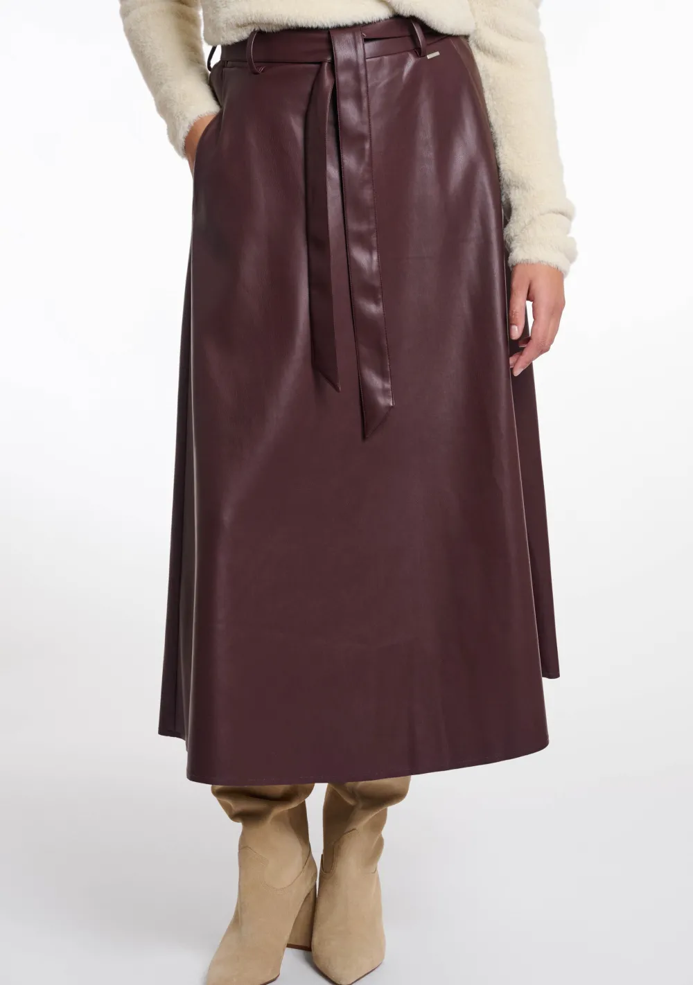 Rokken>RINO EN PELLE ROK