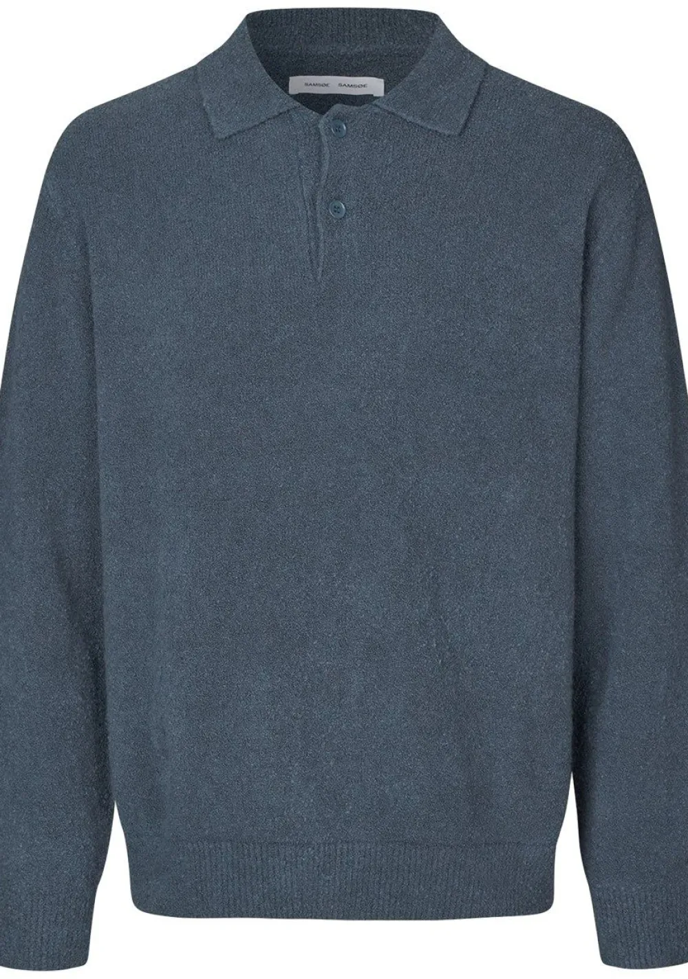 Polo's>SAMSOE SAMSOE POLO Blauw
