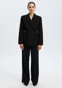 Blazers & Jasjes>SELECTED FEMME BLAZER Zwart