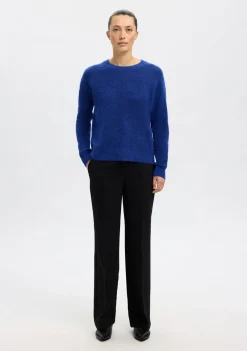 Truien>SELECTED FEMME TRUI Blauw