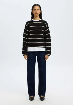 Truien>SELECTED FEMME TRUI Zwart