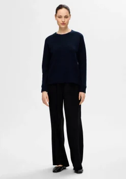 Truien>SELECTED FEMME TRUI Blauw