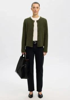 Vesten>SELECTED FEMME VEST Groen