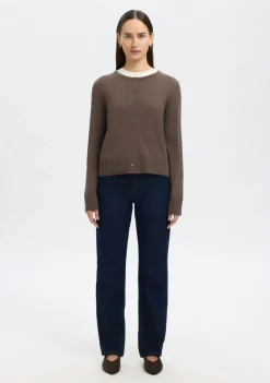 Vesten>SELECTED FEMME VEST Bruin