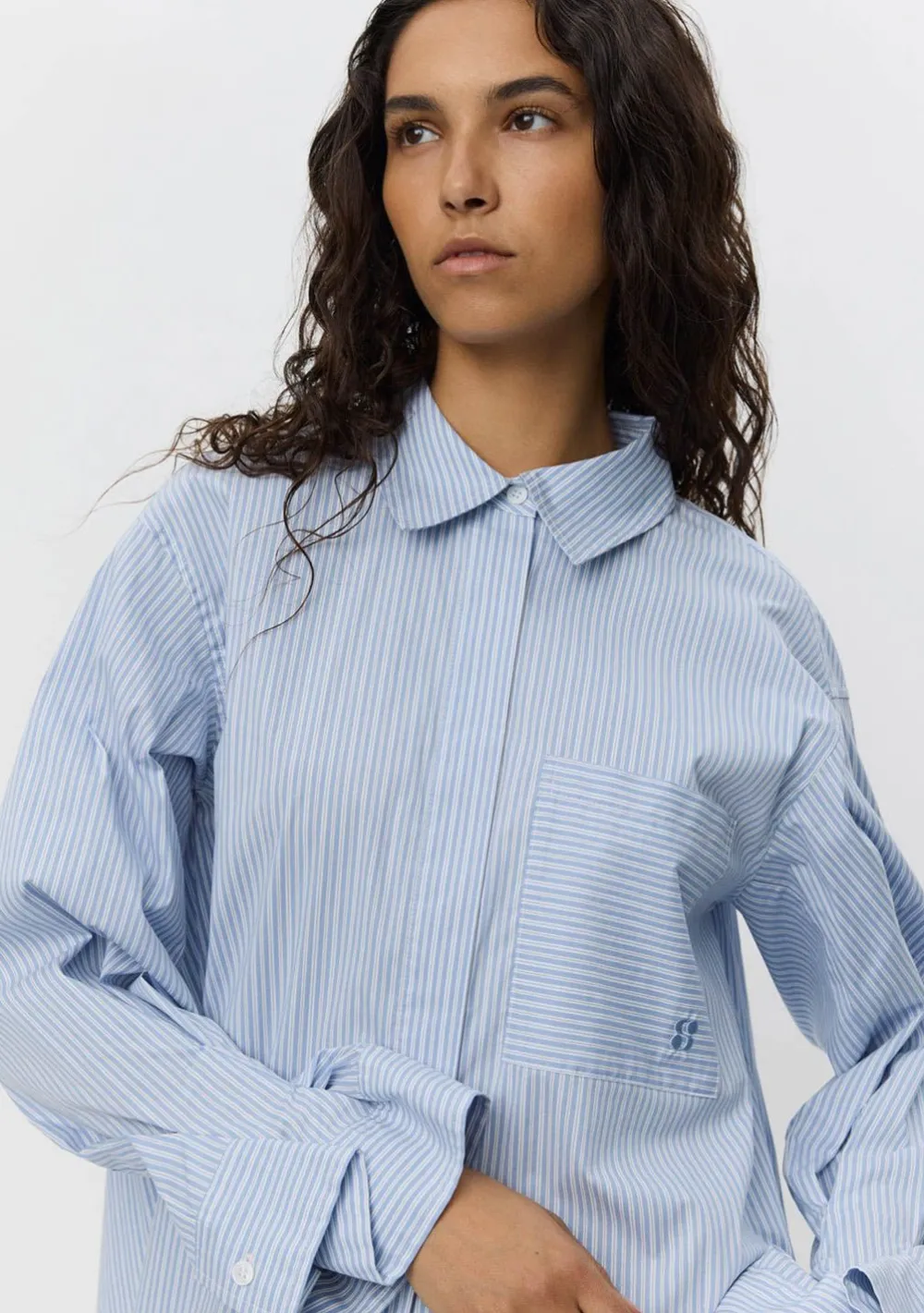 Blouses>SOFIE SCHNOOR BLOUSE Blauw