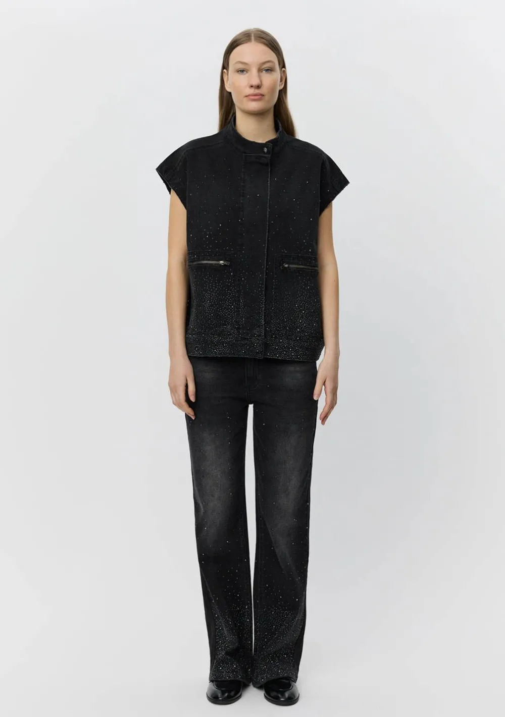 Gilets|Blazers & Jasjes>SOFIE SCHNOOR GILET Zwart