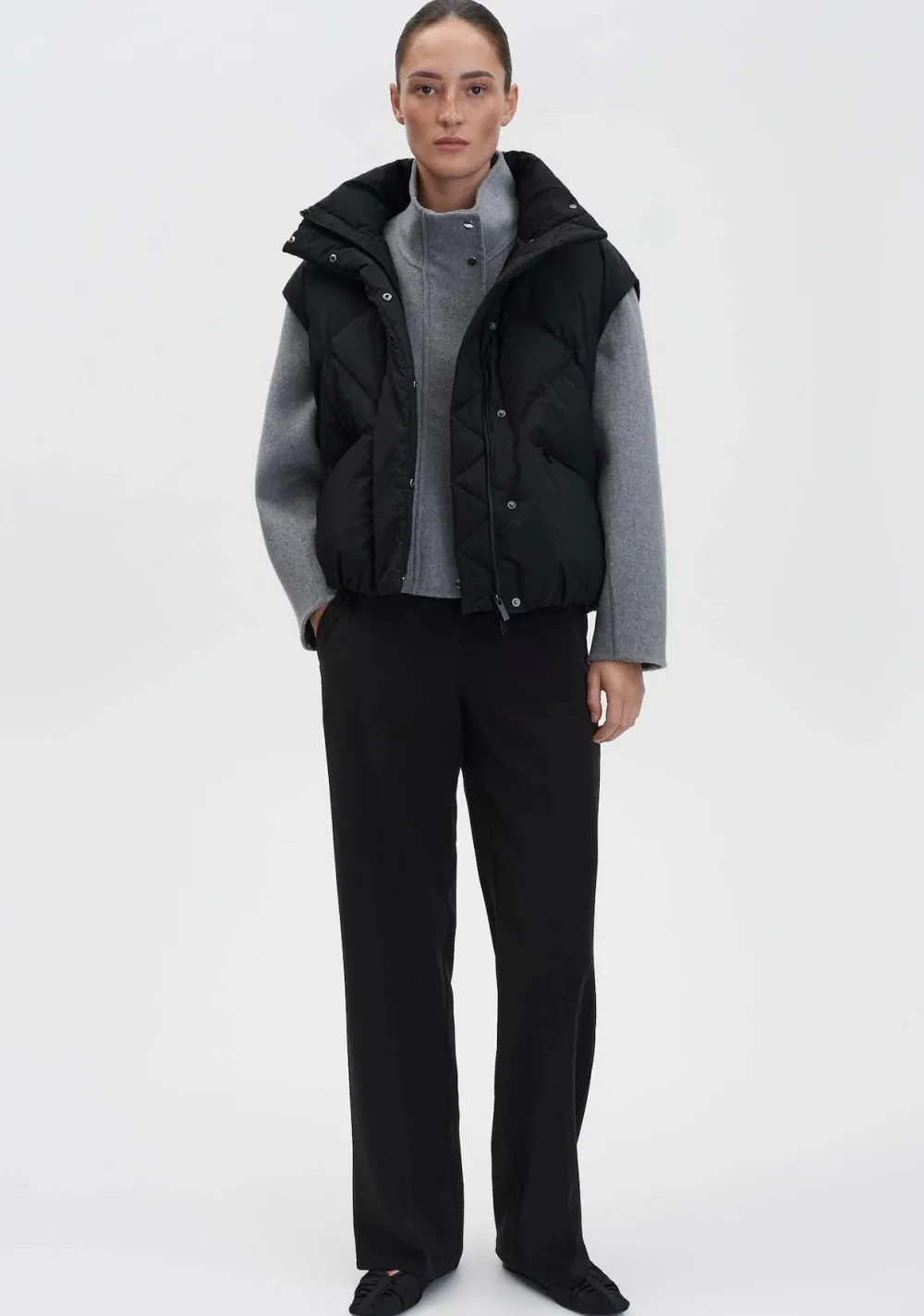 Jassen>SOMEDAY BODYWARMER Zwart