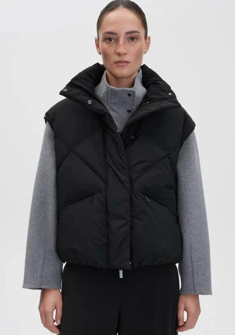 Jassen>SOMEDAY BODYWARMER Zwart