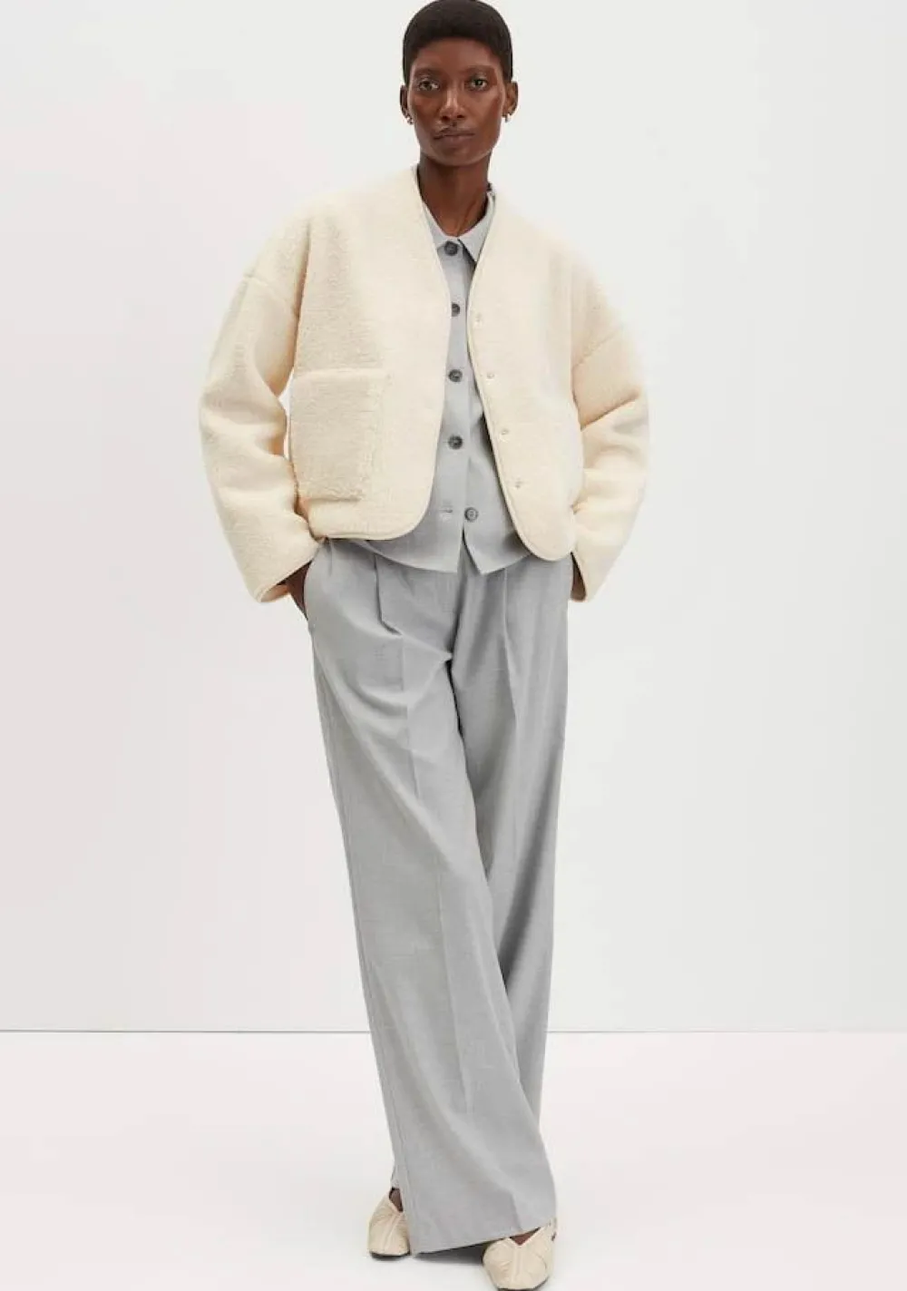 Vesten>SOMEDAY VEST Off white