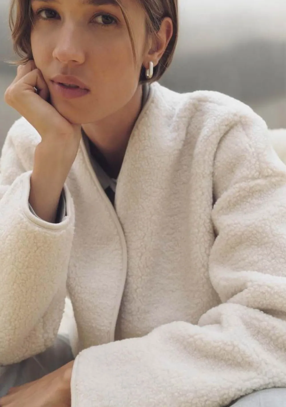 Vesten>SOMEDAY VEST Off white