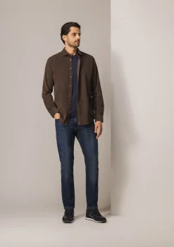 Overhemden>STATE OF ART OVERHEMD Bruin