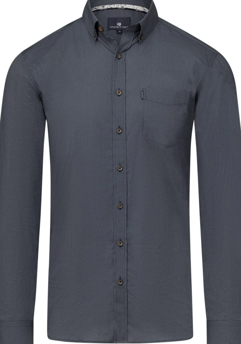 Overhemden>STATE OF ART OVERHEMD Blauw