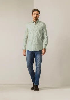 Overhemden>STATE OF ART OVERHEMD Groen