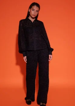 Pakken & Co-Ords|Blouses>STUDIO AMAYA BLOUSE Zwart