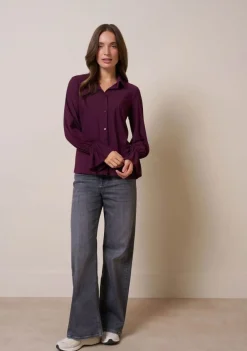 Pakken & Co-Ords|Blouses>STUDIO ANNELOES BLOUSE Paars