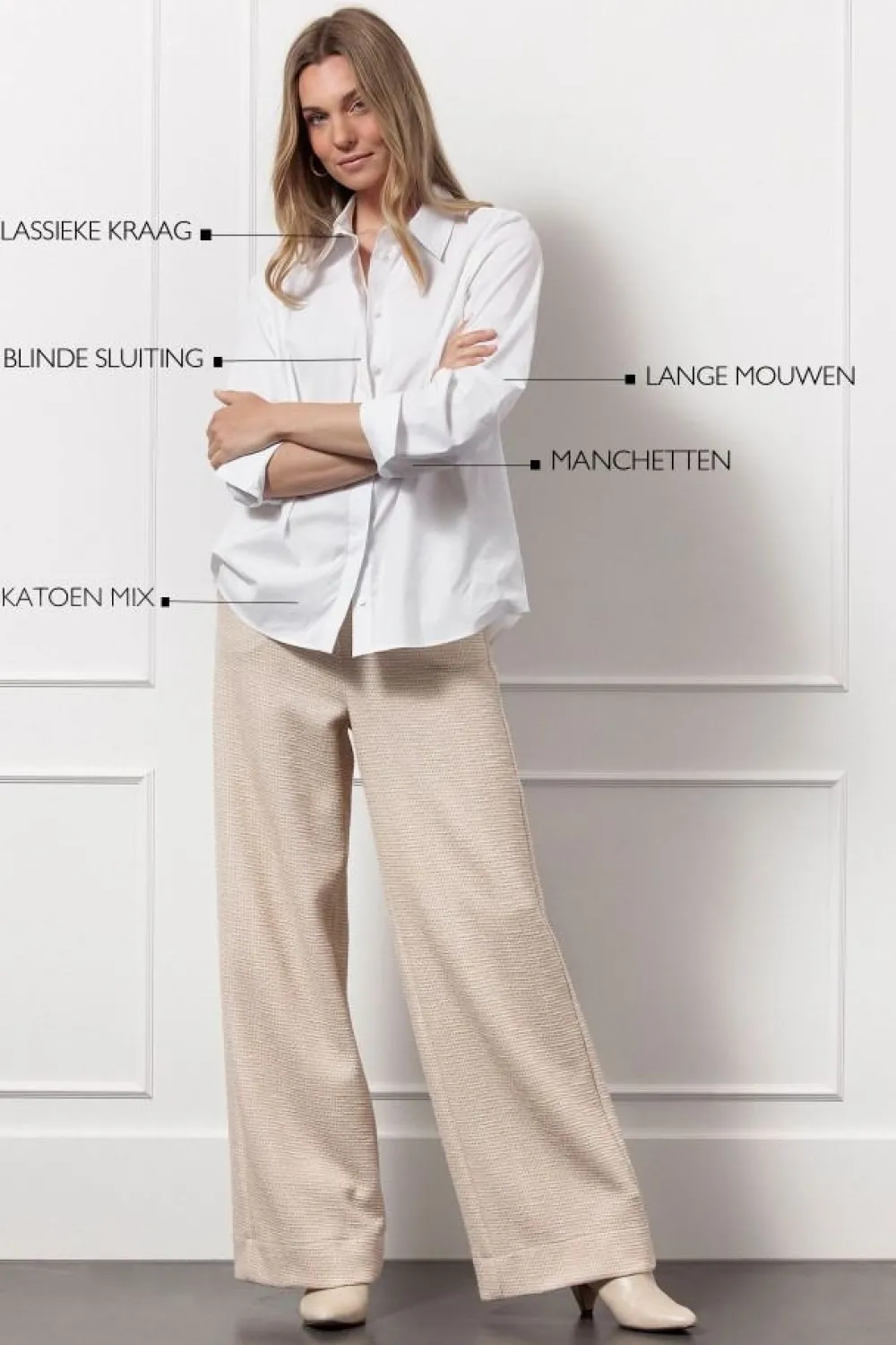 Blouses>STUDIO ANNELOES BLOUSE Wit