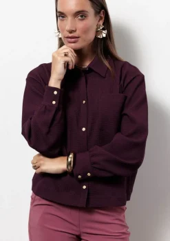 Pakken & Co-Ords|Blouses>STUDIO ANNELOES BLOUSE Paars