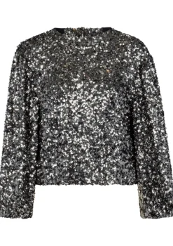 Blouses>STUDIO ANNELOES BLOUSE Zilver