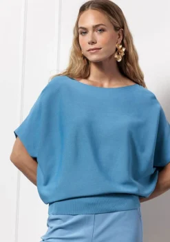 Truien>STUDIO ANNELOES TRUI KORTE MOUW Blauw