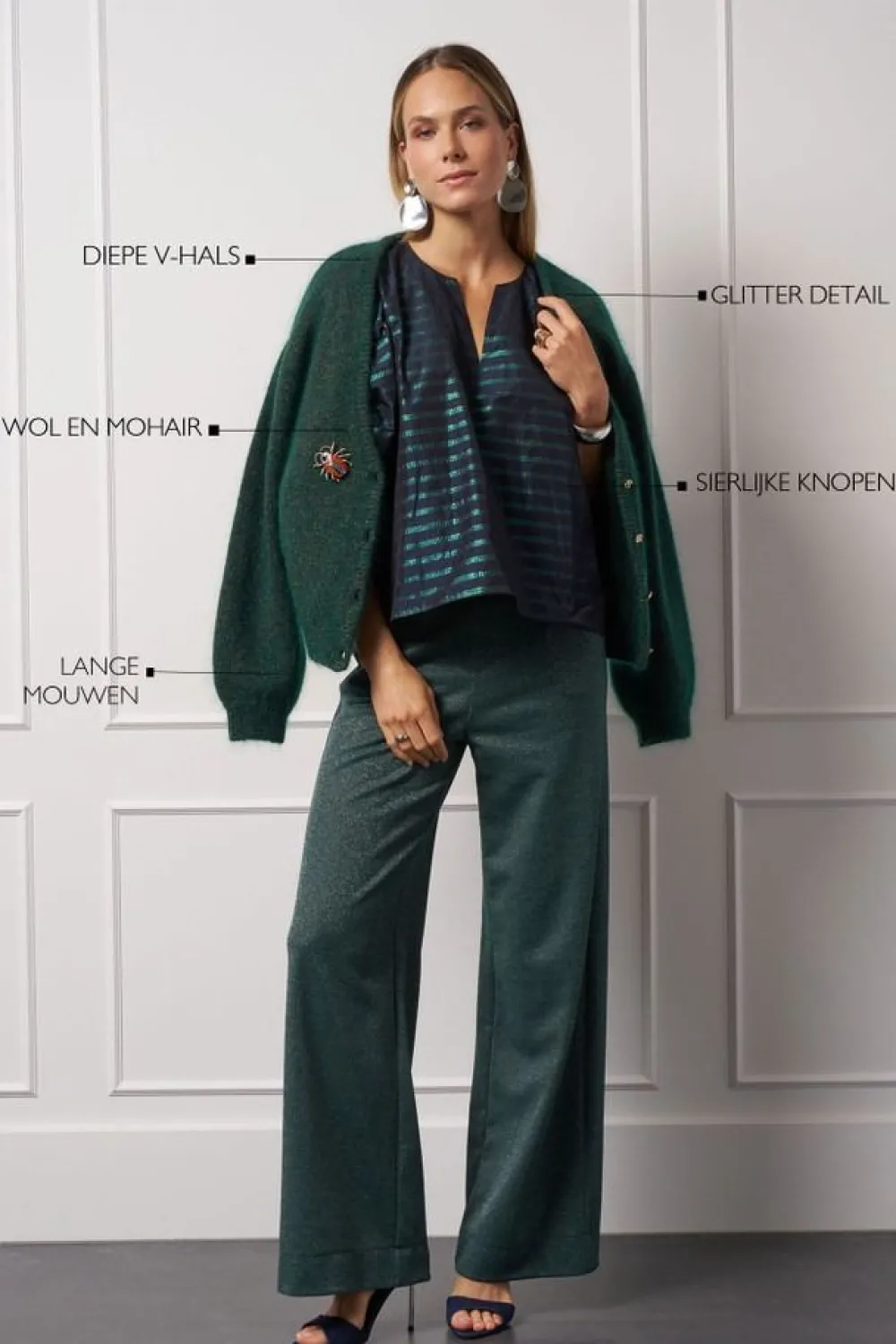 Vesten>STUDIO ANNELOES VEST Groen