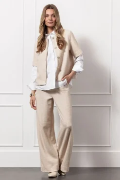 Pakken & Co-Ords|Vesten>STUDIO ANNELOES VEST Beige