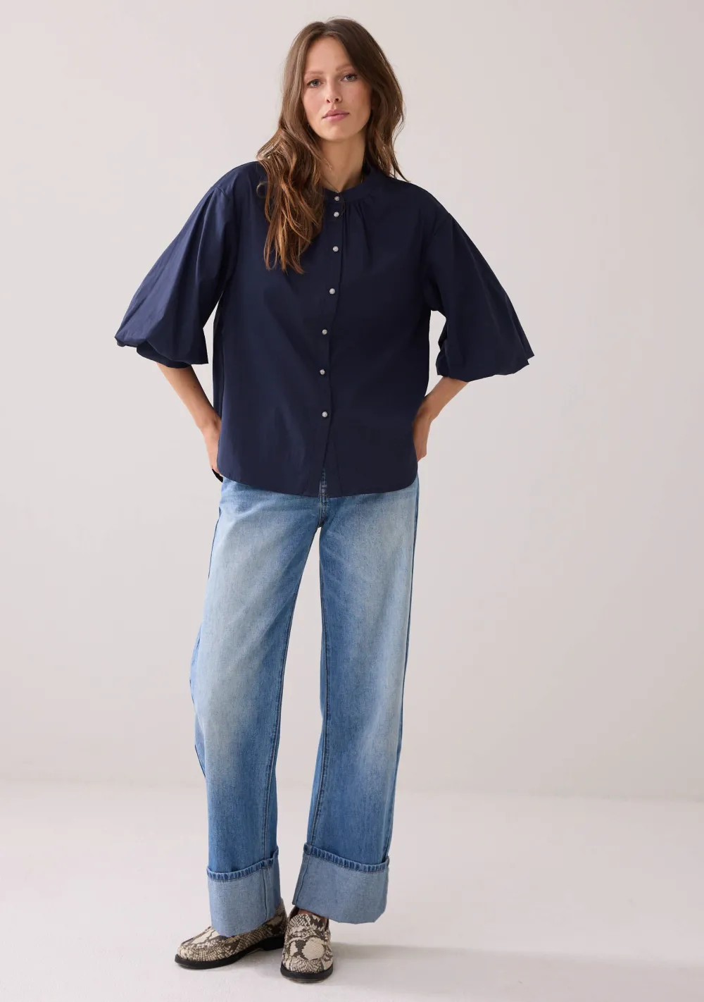Blouses>SUMMUM BLOUSE Blauw