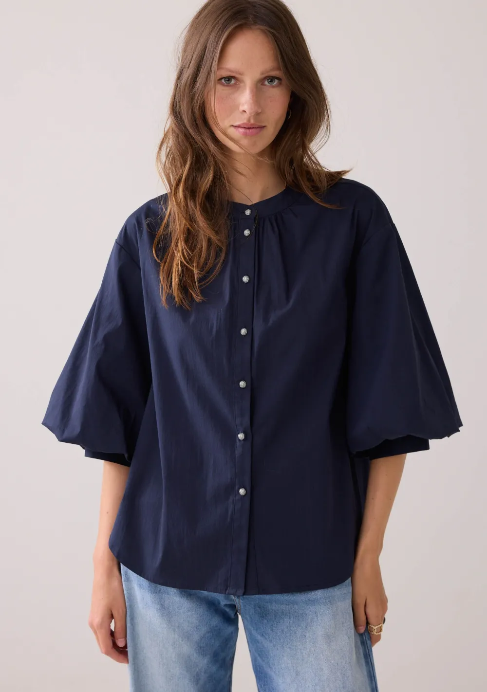 Blouses>SUMMUM BLOUSE Blauw