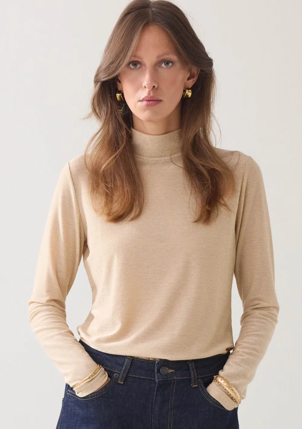 Shirts>SUMMUM SHIRT Beige