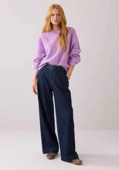 Sweaters|Truien>SUMMUM SWEATER Paars