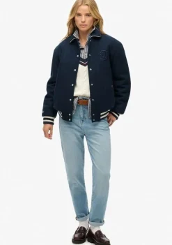 Jassen|Blazers & Jasjes>SUPERDRY BOMBERJACK Blauw