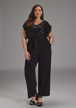 Jumpsuits>SWING JUMPSUIT Zwart