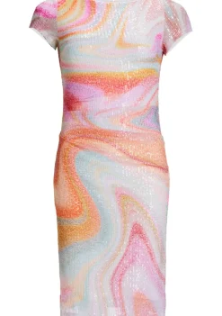 Gelegenheidskleding>SWING JURK Roze