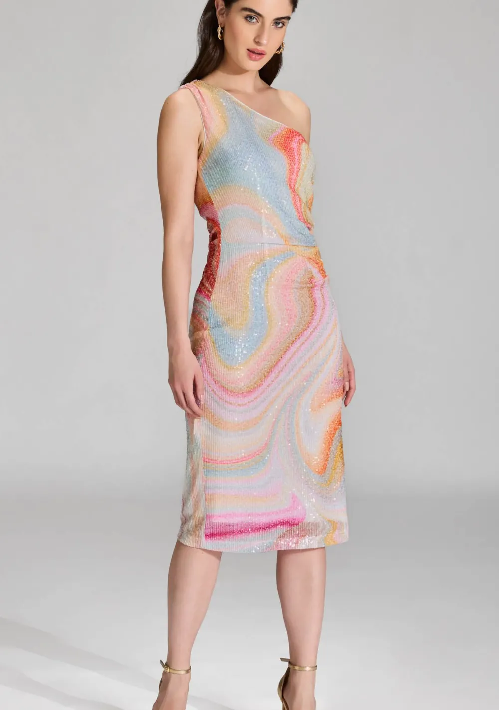 Gelegenheidskleding>SWING JURK Roze