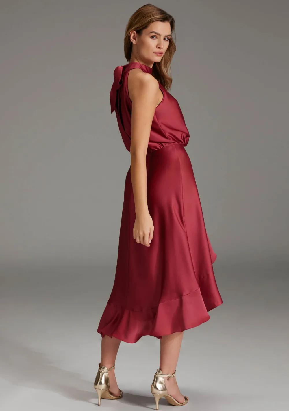 Gelegenheidskleding>SWING JURK Rood