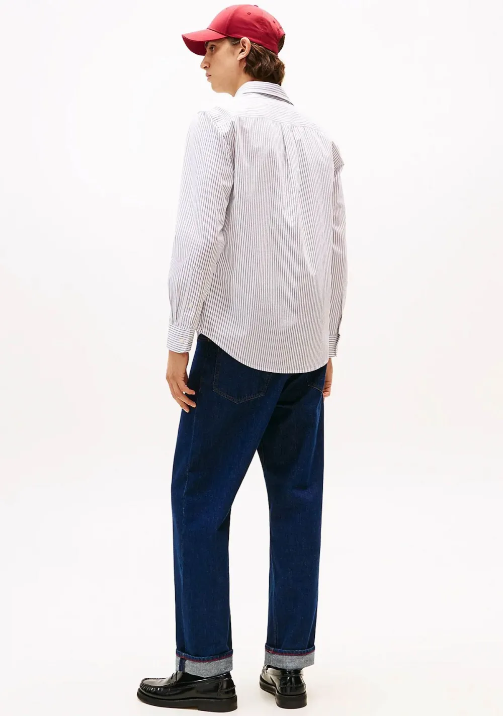 Overhemden>TOMMY HILFIGER OVERHEMD Off white