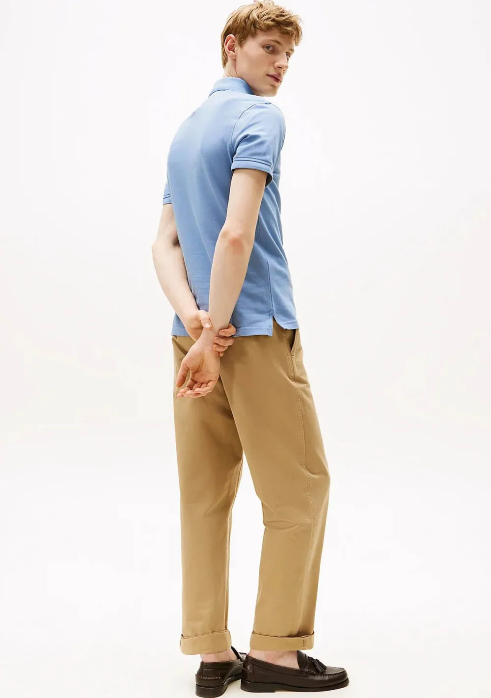 Polo's>TOMMY HILFIGER POLO Blauw