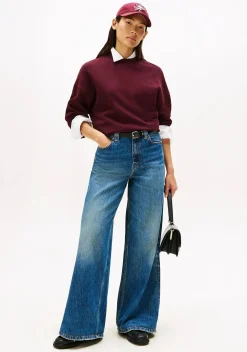 Sweaters|Truien>TOMMY HILFIGER SWEATER Rood