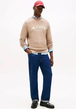Truien>TOMMY HILFIGER TRUI Beige