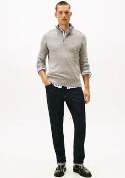 Truien>TOMMY HILFIGER TRUI Grijs