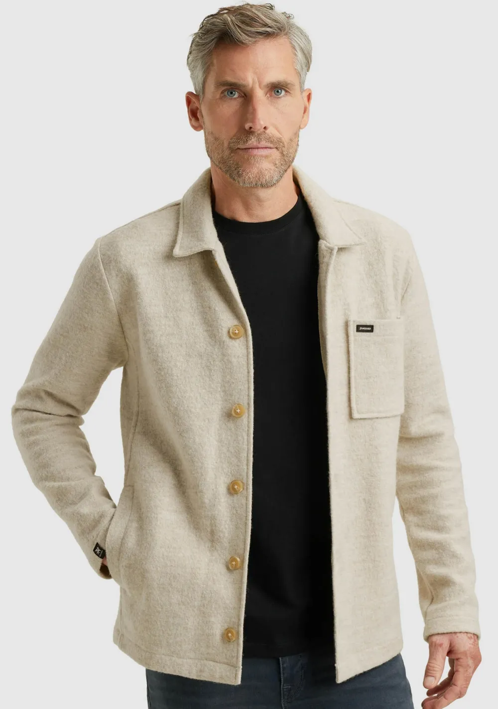 Overshirts>VANGUARD OVERSHIRT Beige