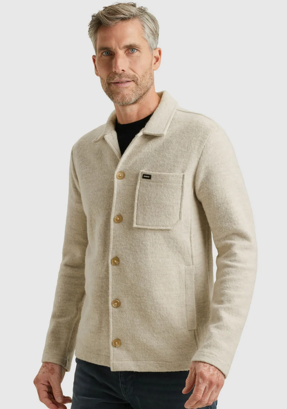 Overshirts>VANGUARD OVERSHIRT Beige