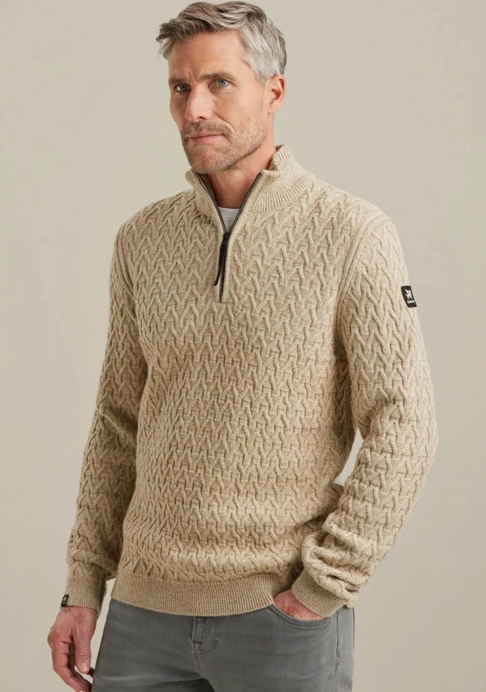 Truien>VANGUARD TRUI Beige